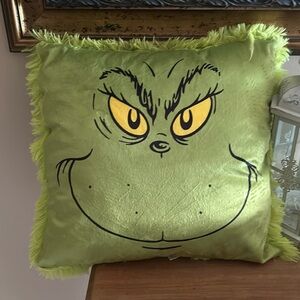 Grinch pillow